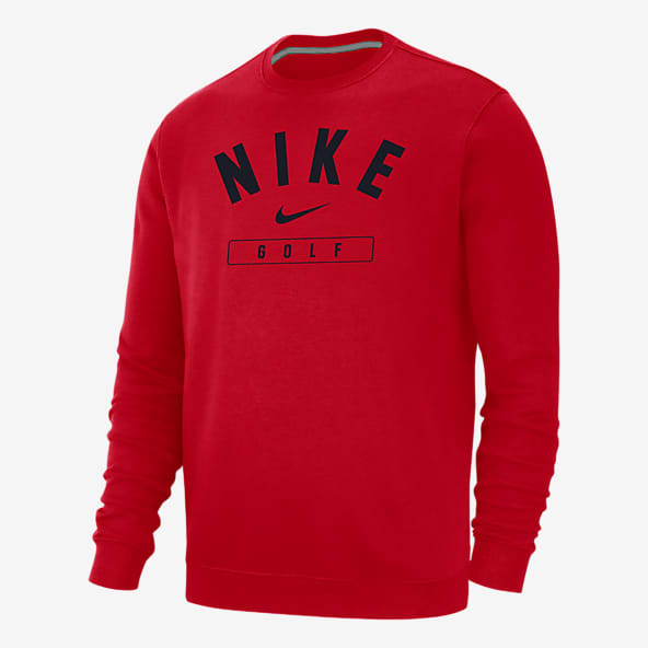 Mens Red Hoodies Pullovers. Nike